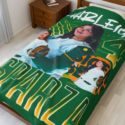 Charleigh Esparza White & Colored Combo 60"-80" Plush Blanket