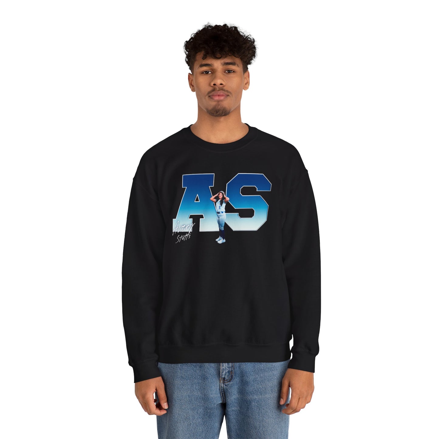 Avery Stutts Big Initials Crewneck Sweatshirt