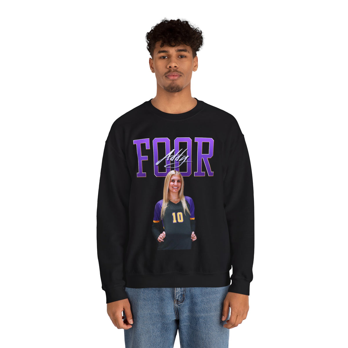 Addy Foor Big Last Name Crewneck Sweatshirt