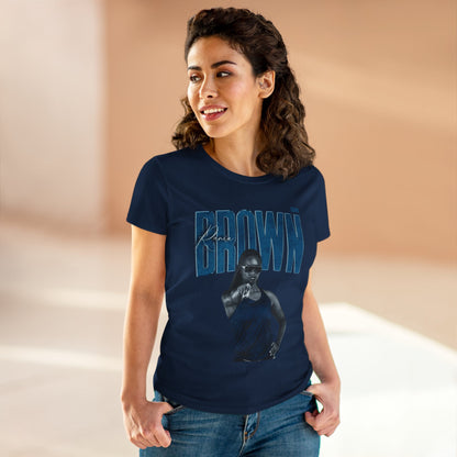 Rania Brown Faded Glory Women's Tee