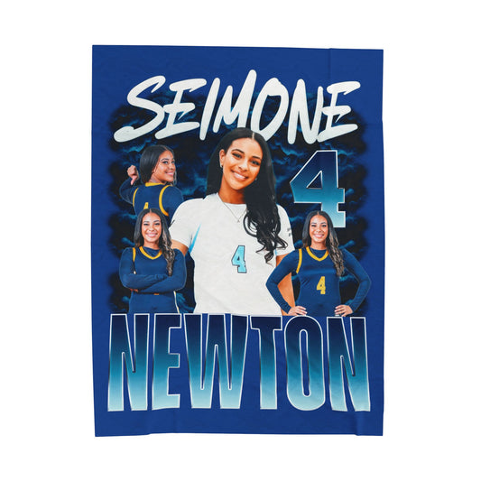 Seimone Newton 60"-80" Plush Blanket