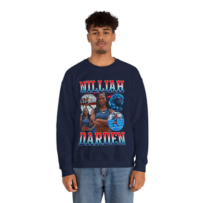 Nilijah Darden Colored & White Combo Crewneck Sweatshirt