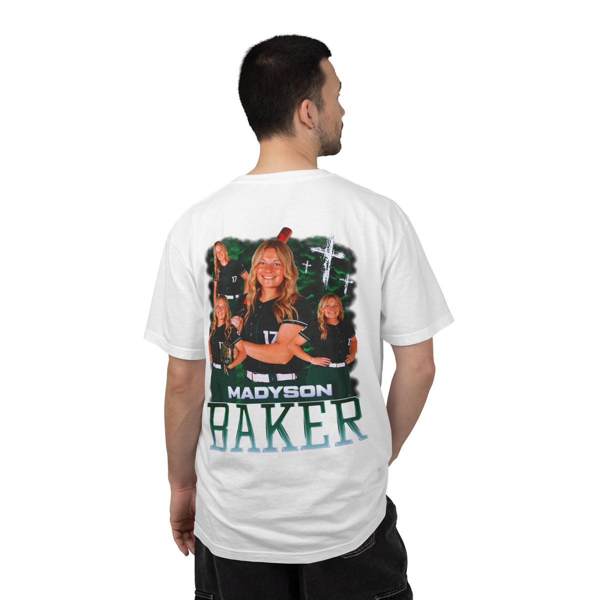 Madyson Baker Logo Front & Back Premium Tee