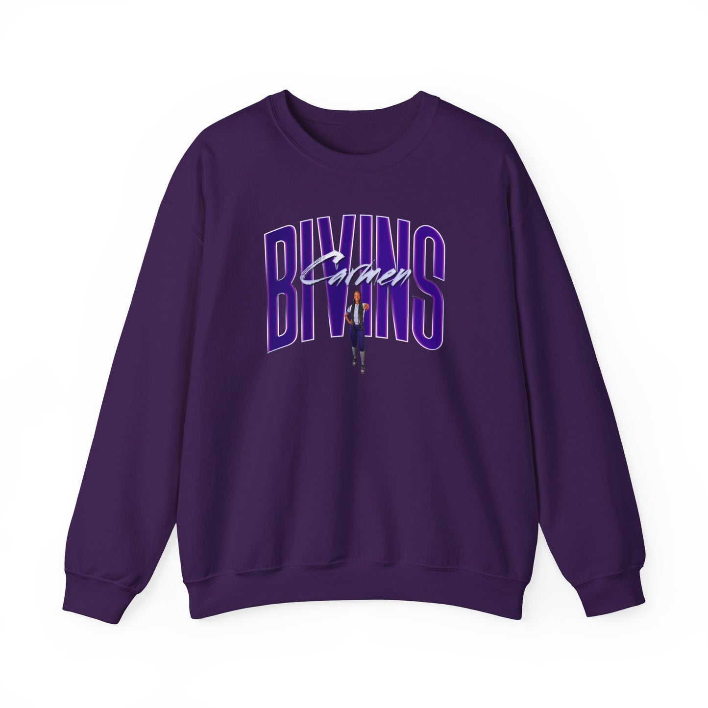 Carmen Bivins Big Last Name Crewneck Sweatshirt