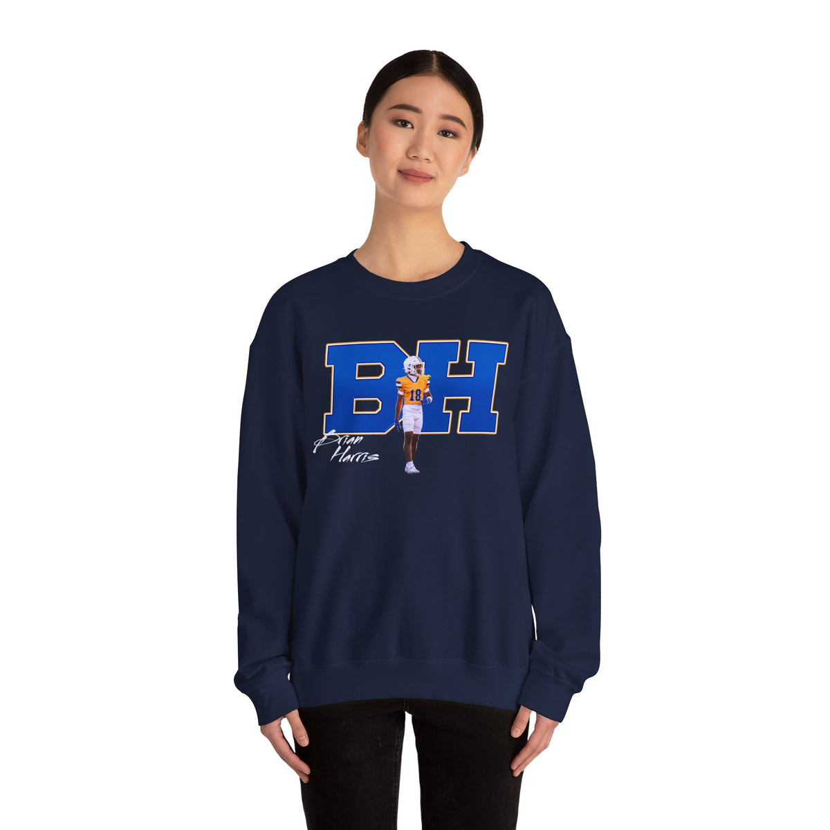 Brian Harris Big Initials Crewneck Sweatshirt