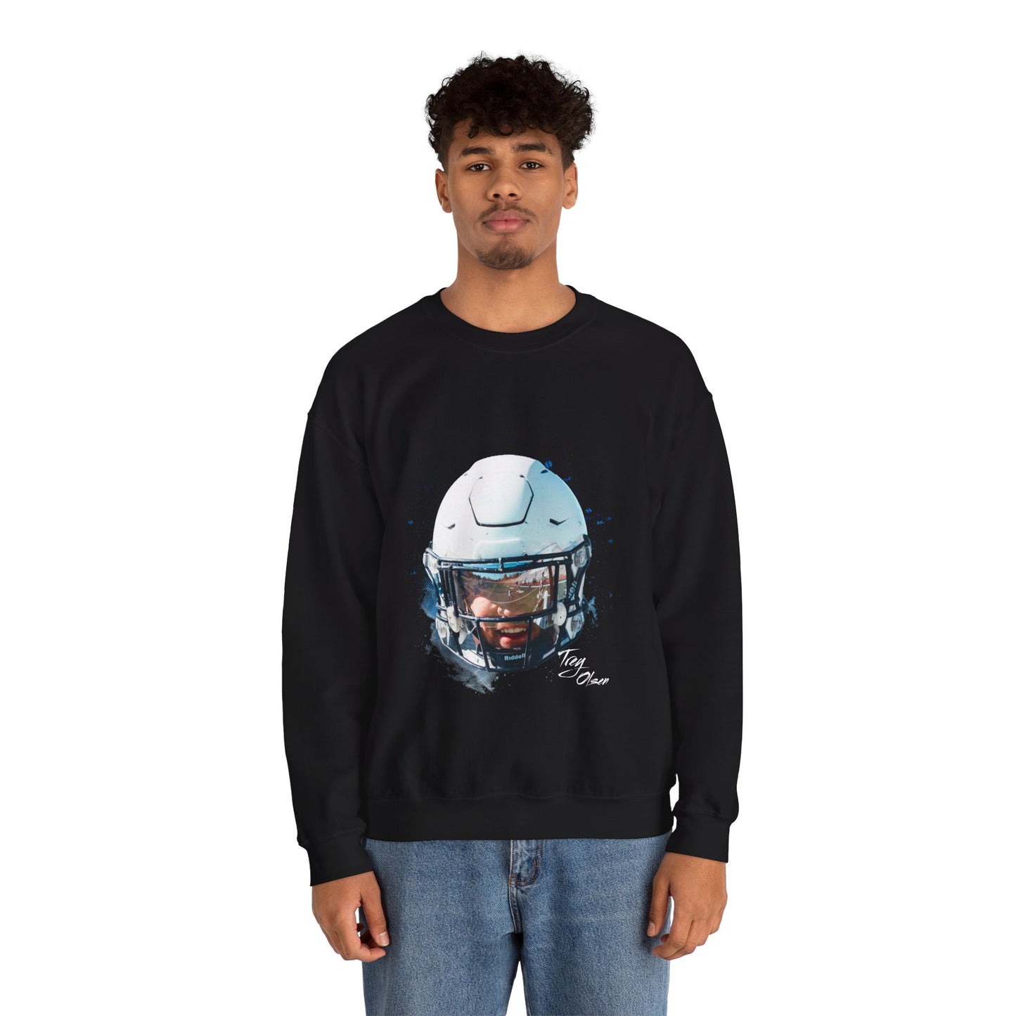 Trey Olsen Big Head Crewneck Sweatshirt
