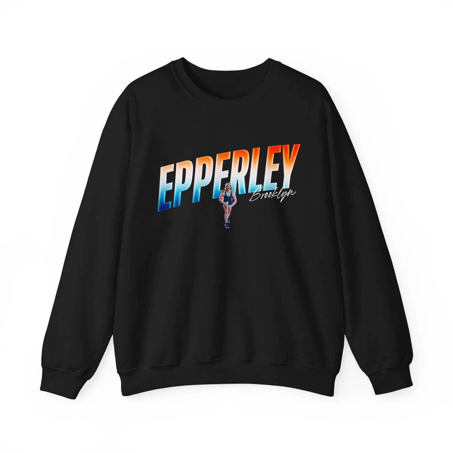 Brooklyn Epperley Cursive Combo Colored Crewneck Sweatshirt