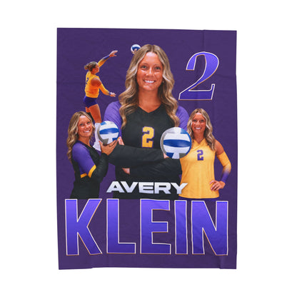 Avery Klein 60"-80" Plush Blanket