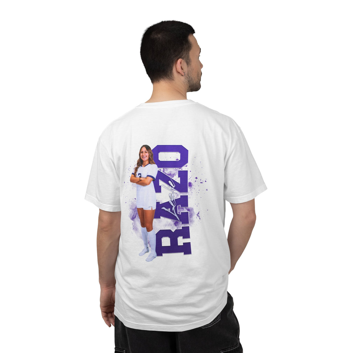 Leslie Razo Logo Front & Back Premium Tee