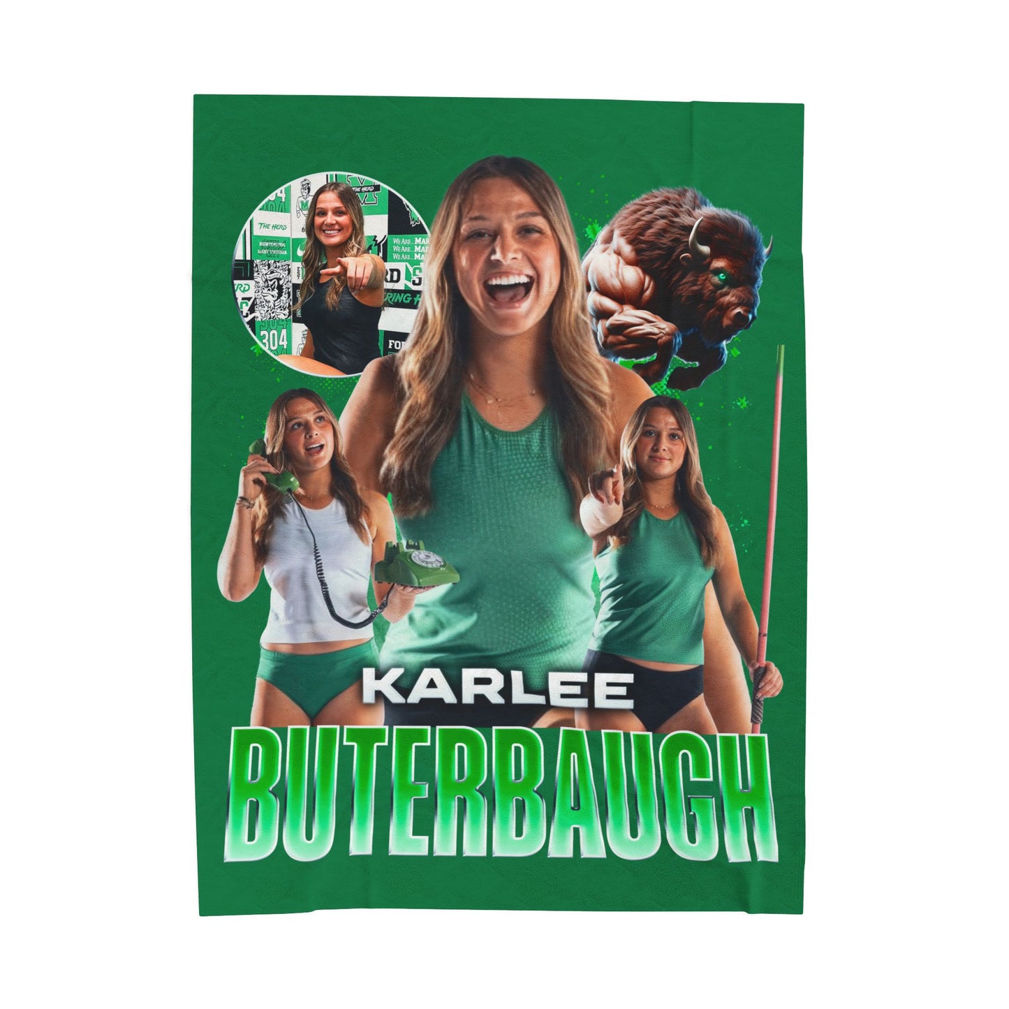 Karlee Buterbaugh 60"-80" Plush Blanket
