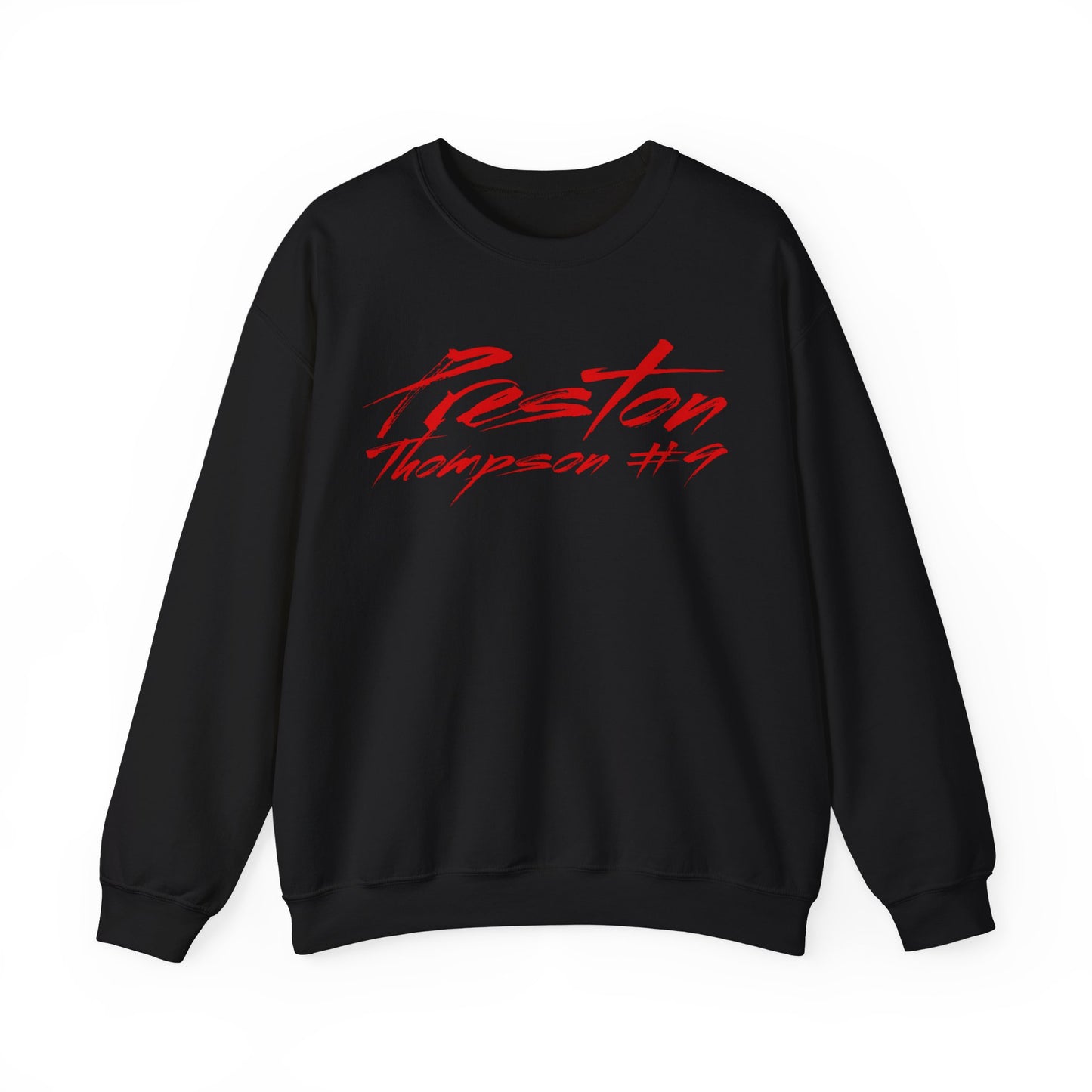 Preston Thompson Cursive Name & Number Crewneck Sweatshirt