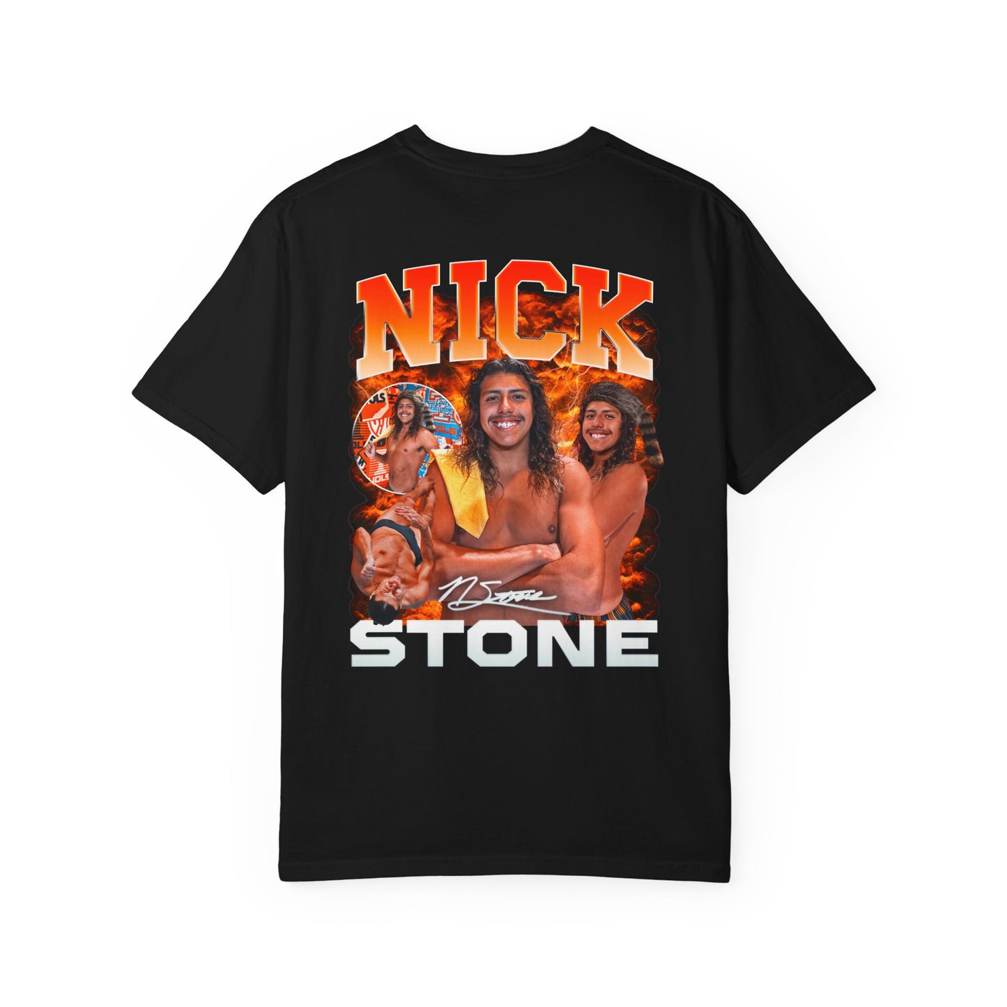 Nick Stone Logo Front & Back Premium Tee