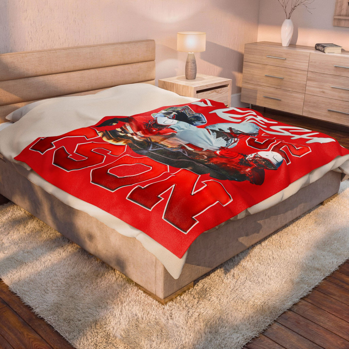 Fresh Ison 60"-80" Plush Blanket
