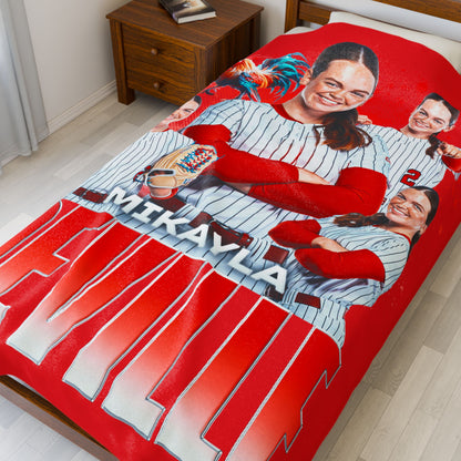 Mikayla Deville Team Mascot 60"-80" Plush Blanket