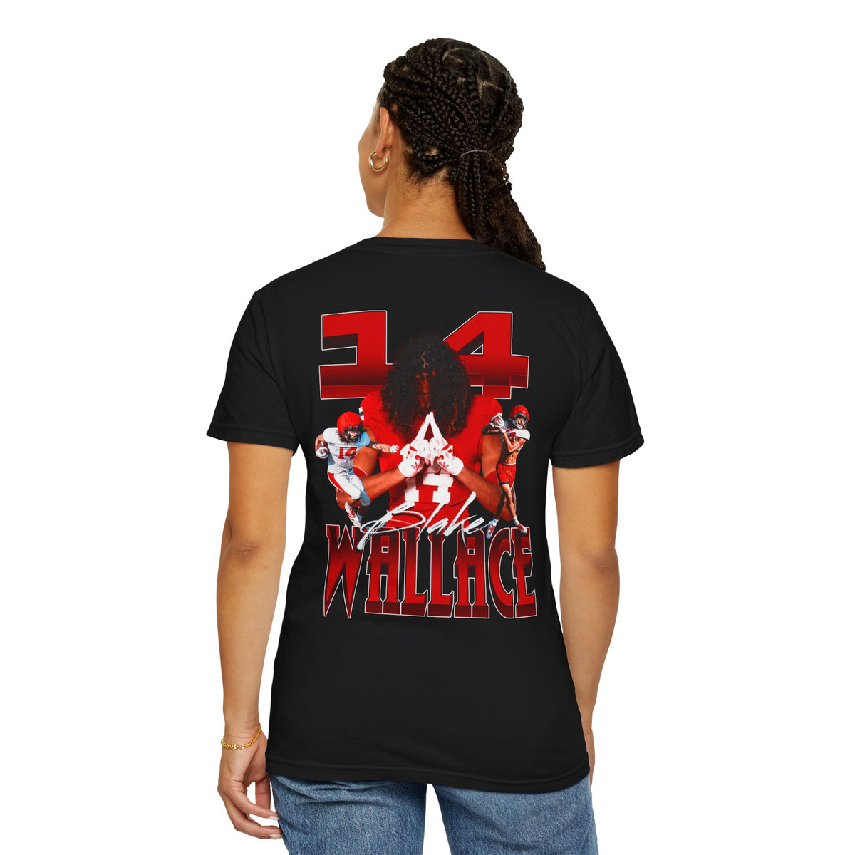 Blake Wallace Logo Front & Back Premium Tee