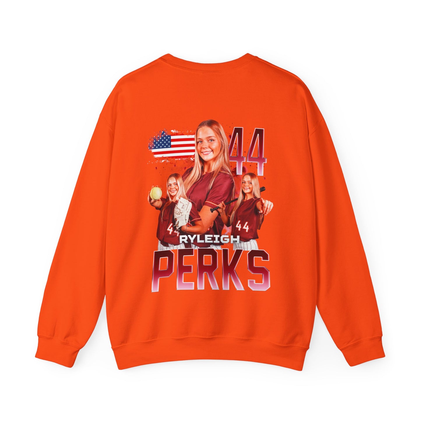 Ryleigh Perks Logo Front & Back Crewneck