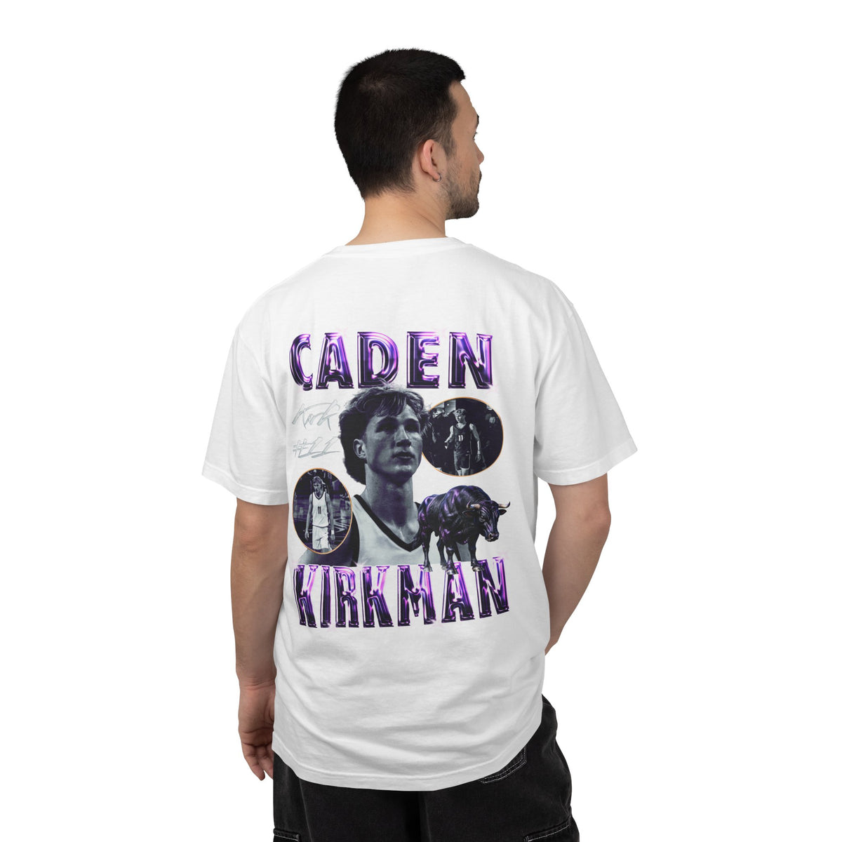 Caden Kirkman Logo Front & Back Premium Tee
