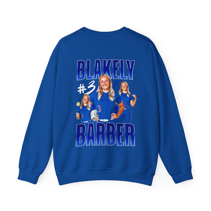 Blakely Barber Logo Front & Back Crewneck