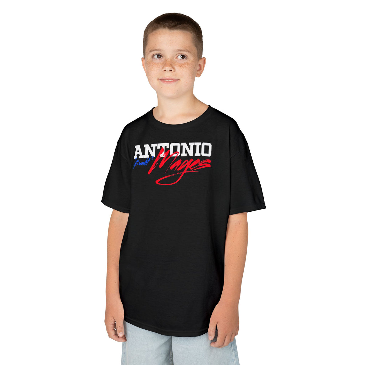 Antonio "Bandit" Mayes Cursive Name & Number Kids Tee