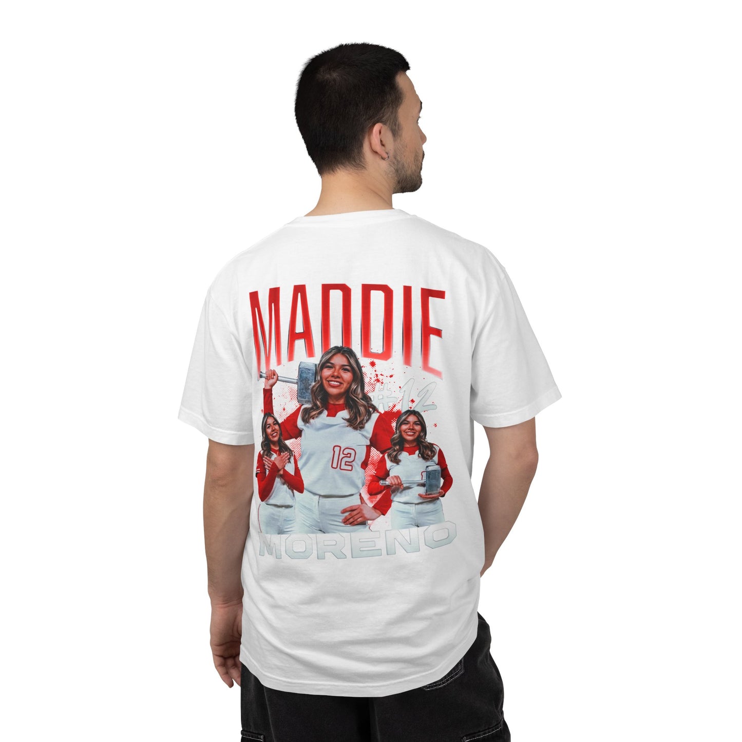 Maddie Moreno Logo Front & Back Premium Tee