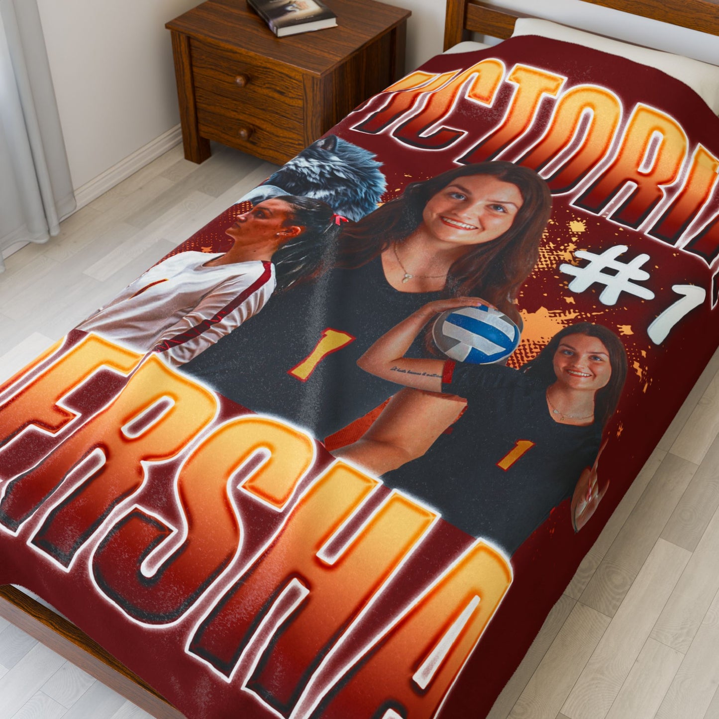 Victoria Persha 60"-80" Plush Blanket