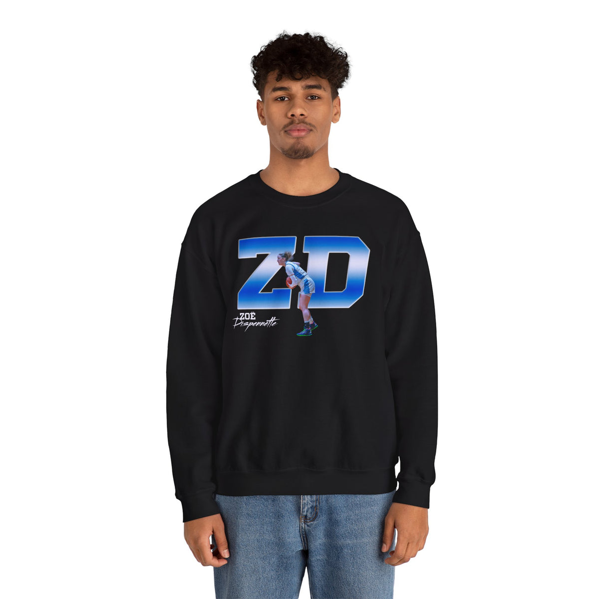 Zoë Dispennette Big Initials Crewneck Sweatshirt