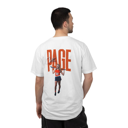 Chloe Page Logo Front & Back Premium Tee