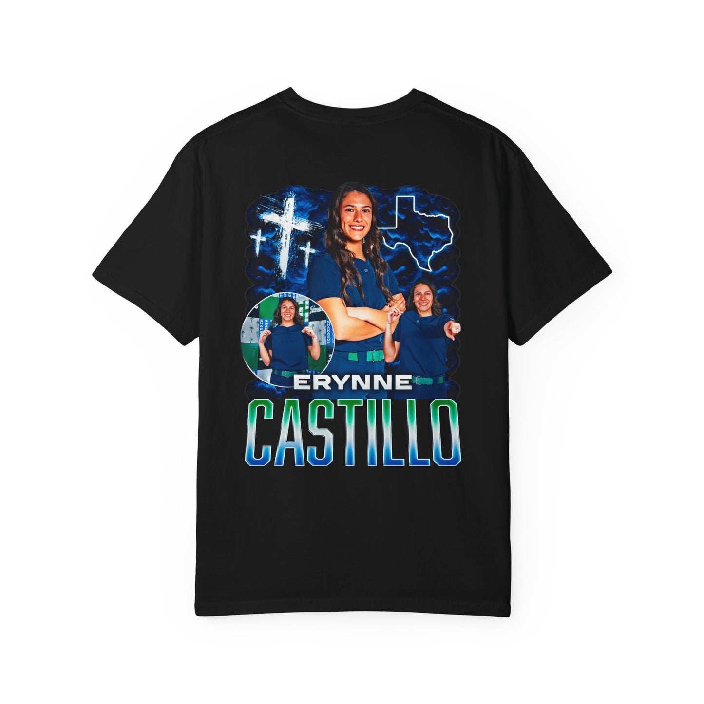 Erynne Castillo Logo Front & Back Premium Tee