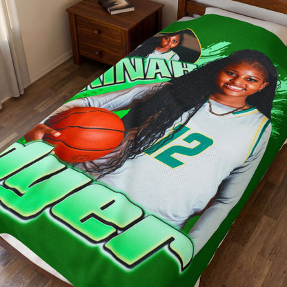 Kinah Dyer 60"-80" Plush Blanket