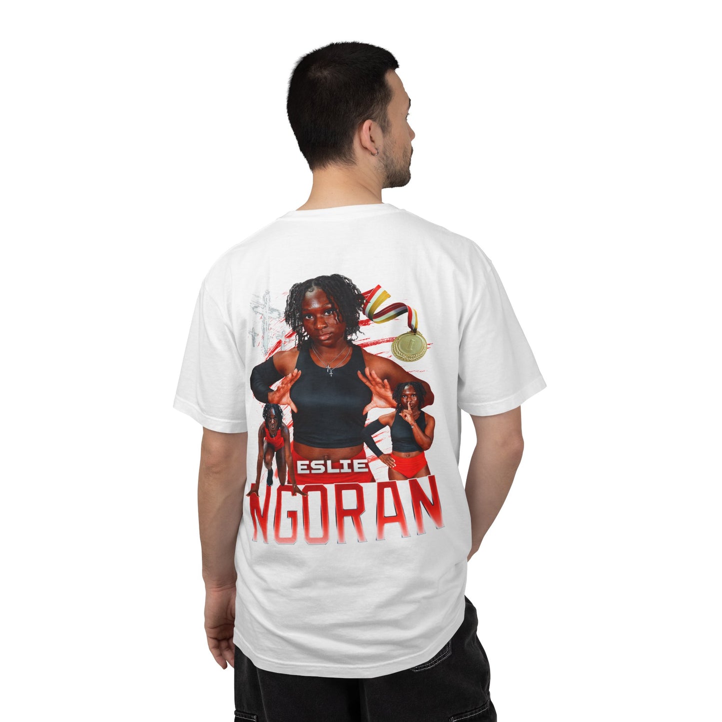 Eslie Ngoran Logo Front & Back Premium Tee