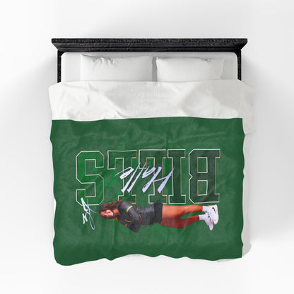 Halle Bills 60"-80" Plush Blanket