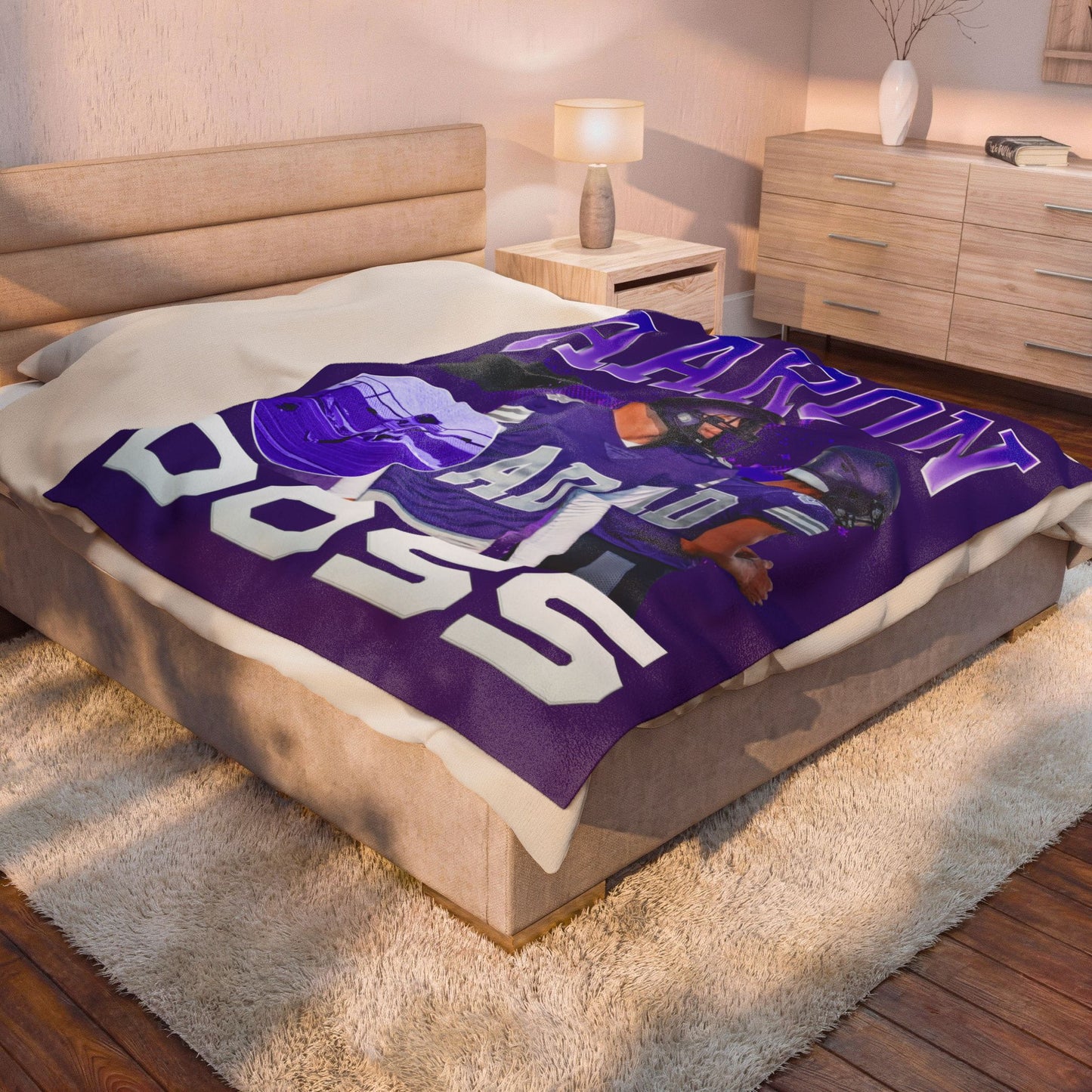 Aaron Doss 60"-80" Plush Blanket