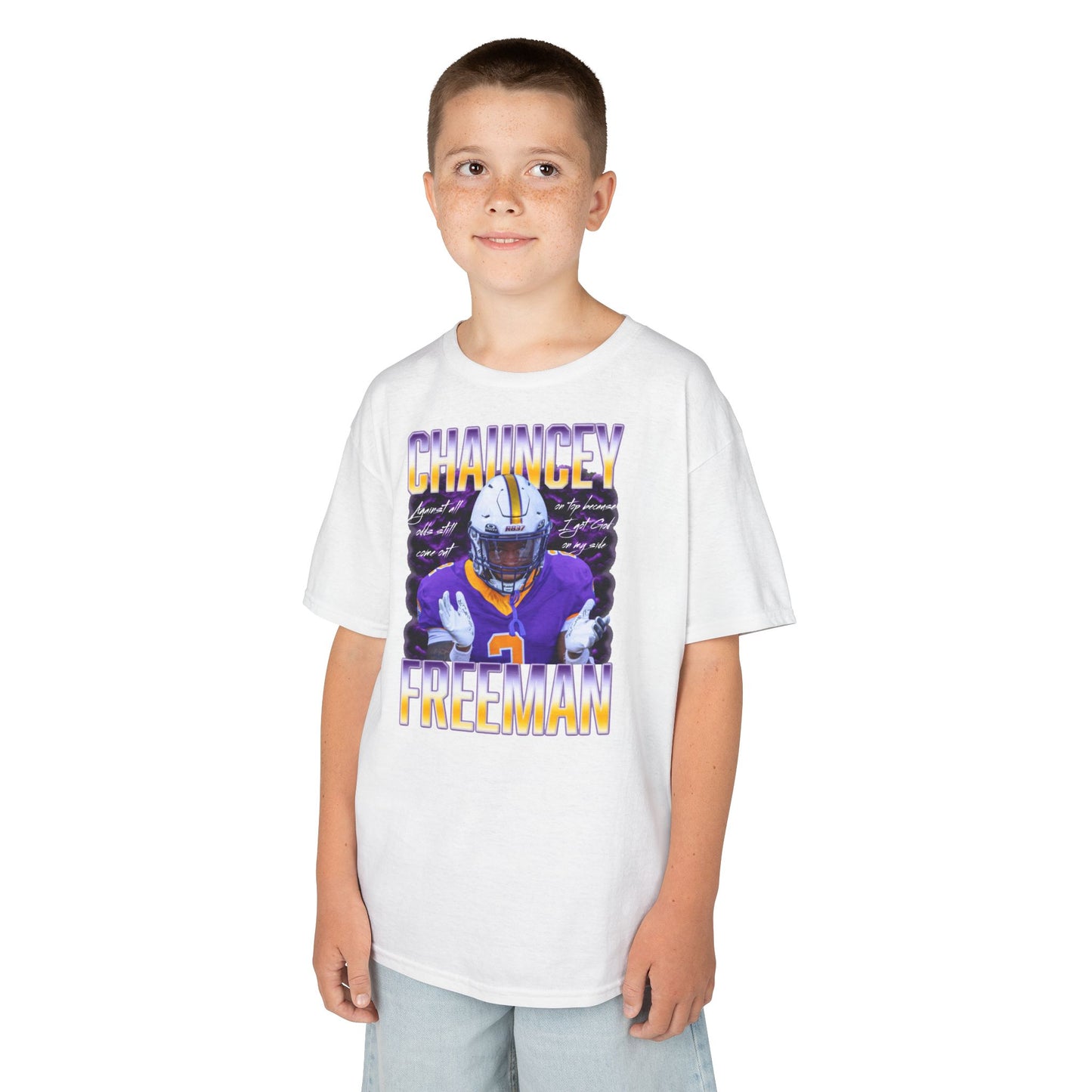 Chauncey Freeman Featured Quote Kids Tee