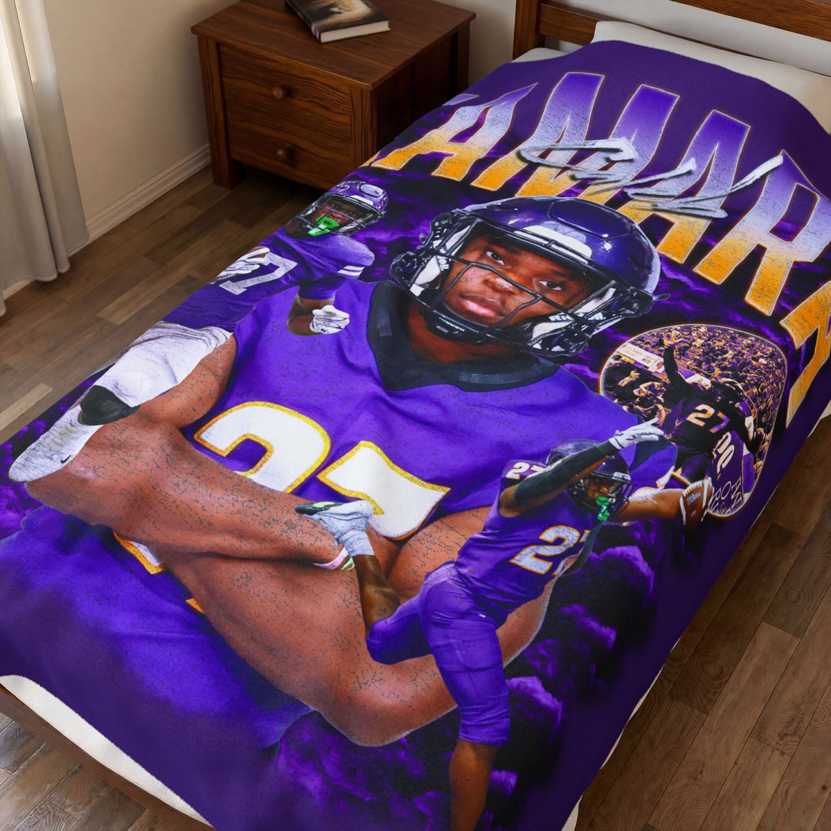Caleb Kamara 60"-80" Plush Blanket