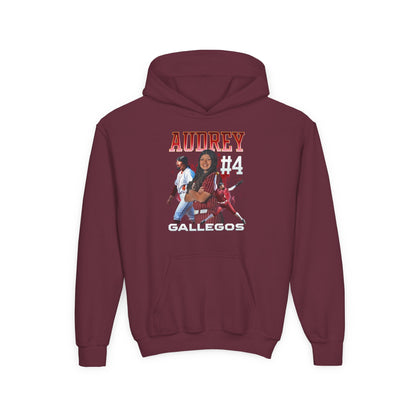 Audrey Gallegos First Name Highlight Kids Hoodie