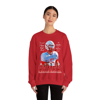 Aiden Samek Featured Quote Crewneck Sweatshirt
