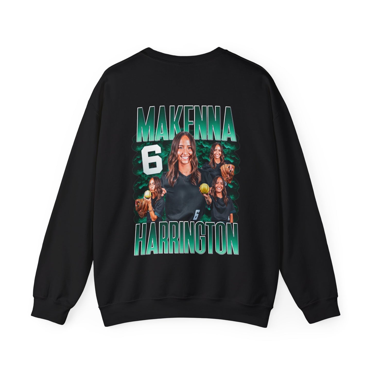 Makenna Harrington Logo Front & Back Crewneck