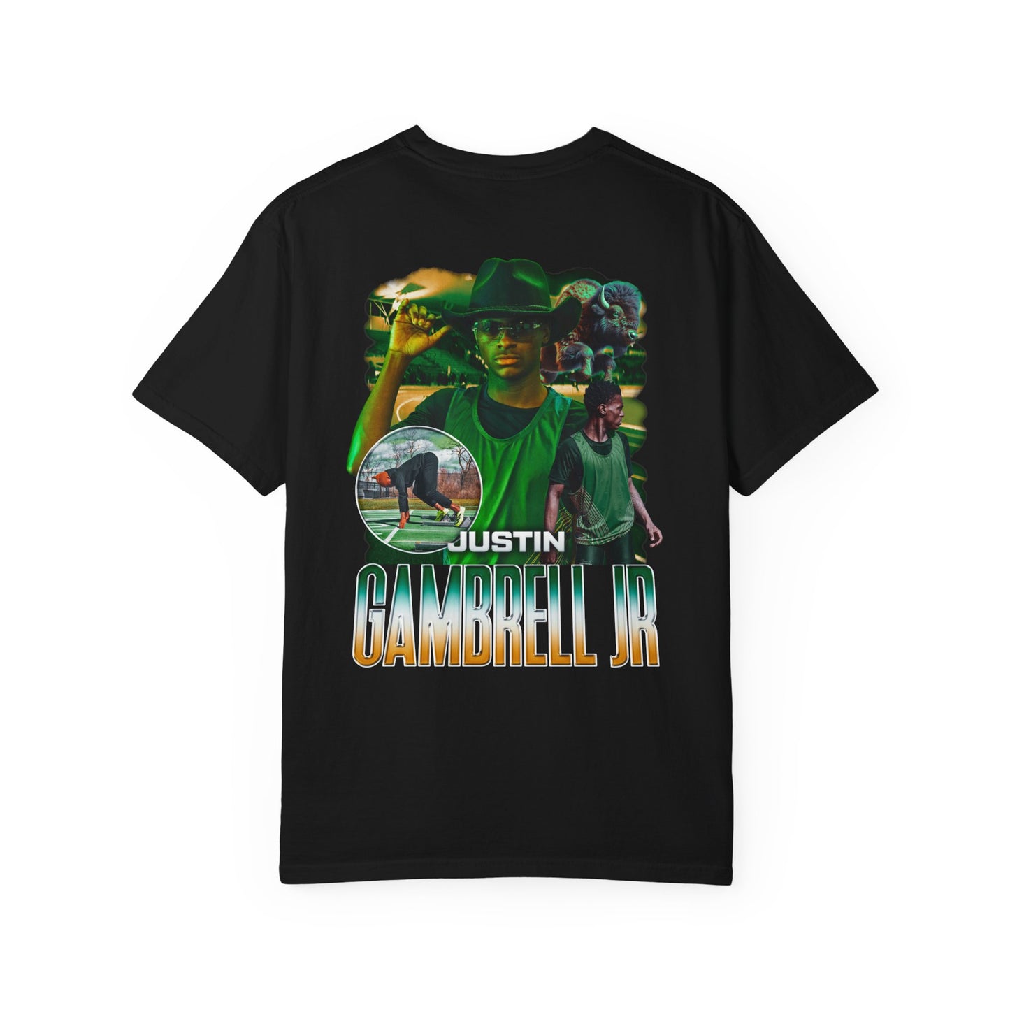 Justin Gambrell Jr. Logo Front & Back Premium Tee