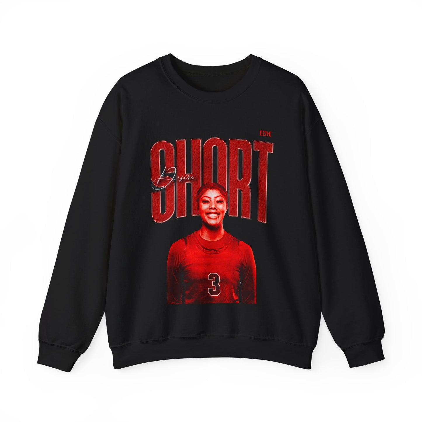 Desire Short Faded Glory Crewneck Sweatshirt