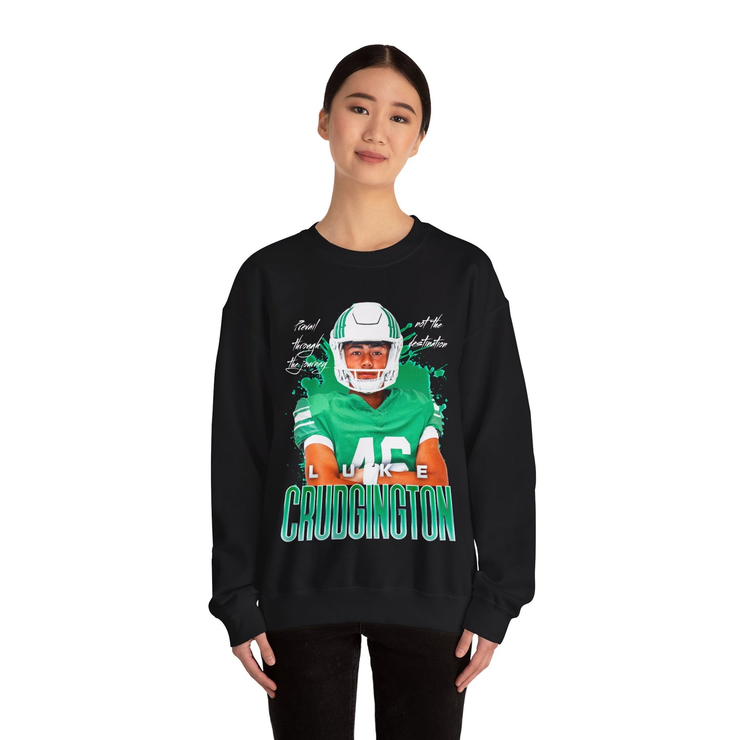 Luke Crudgington Featured Quote Crewneck Sweatshirt