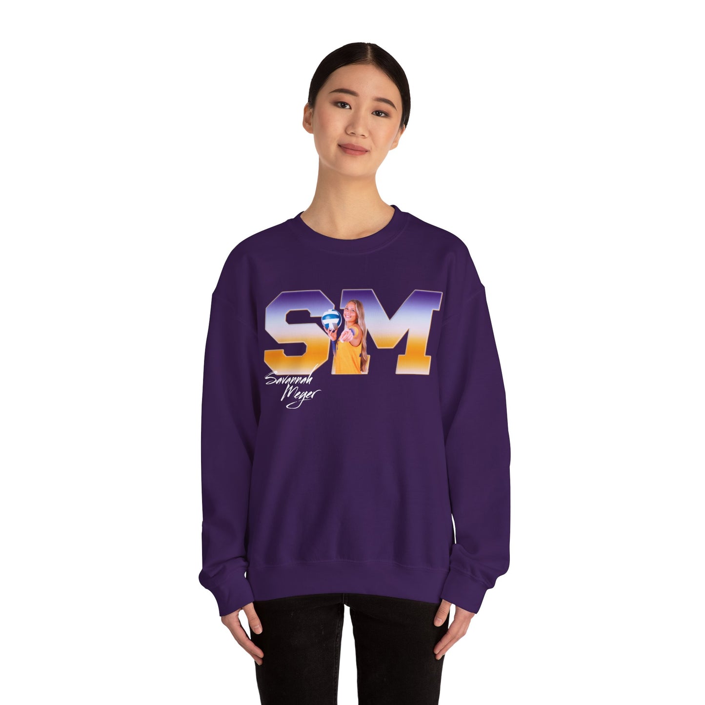 Savannah Meyer Big Initials Crewneck Sweatshirt