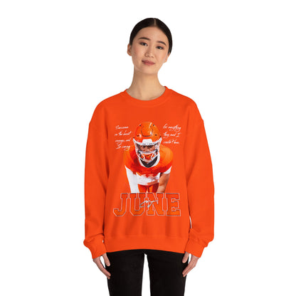 CJ June Featured Quote Crewneck Sweatshirt