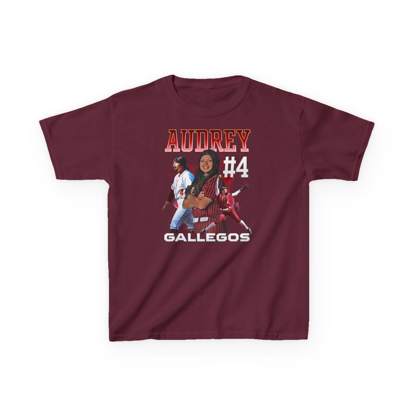 Audrey Gallegos First Name Highlight Kids Tee