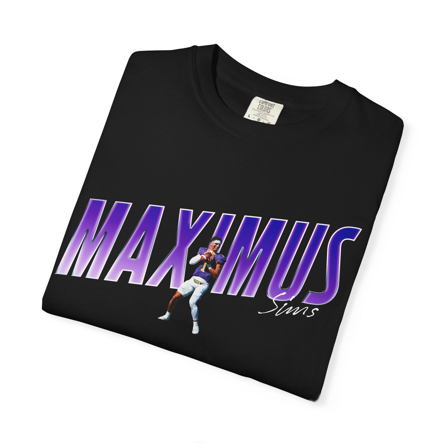 Maximus Sims Cursive Combo Colored Premium Tee