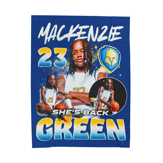 Mackenzie Green 60"-80" Plush Blanket