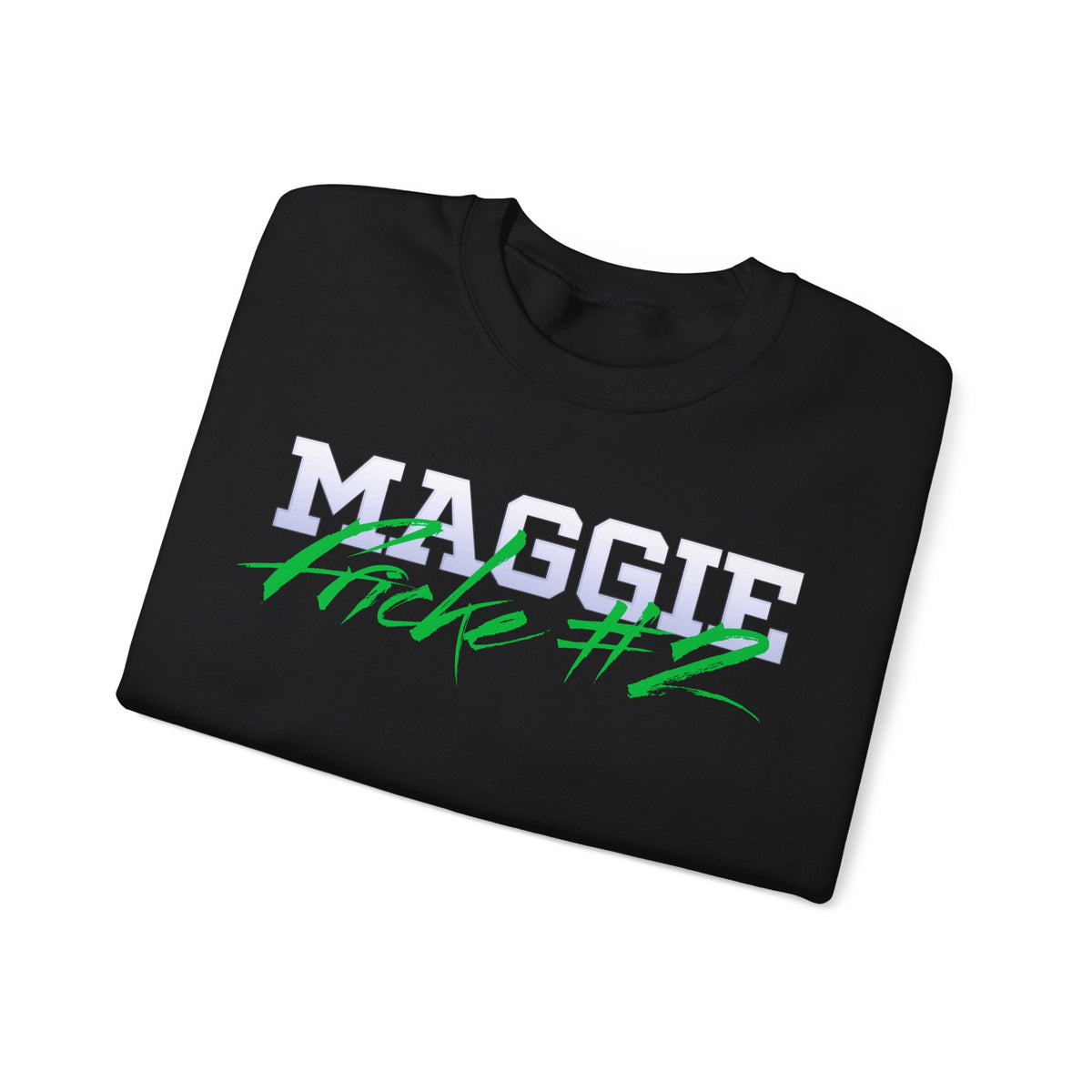 Maggie Fricke Cursive Name & Number Crewneck Sweatshirt