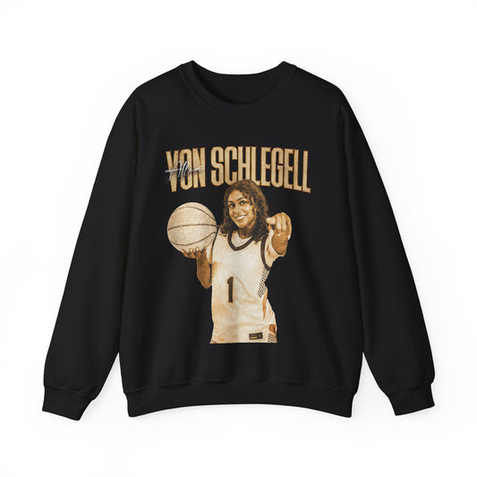 Allia Von Schlegell Faded Glory Crewneck Sweatshirt