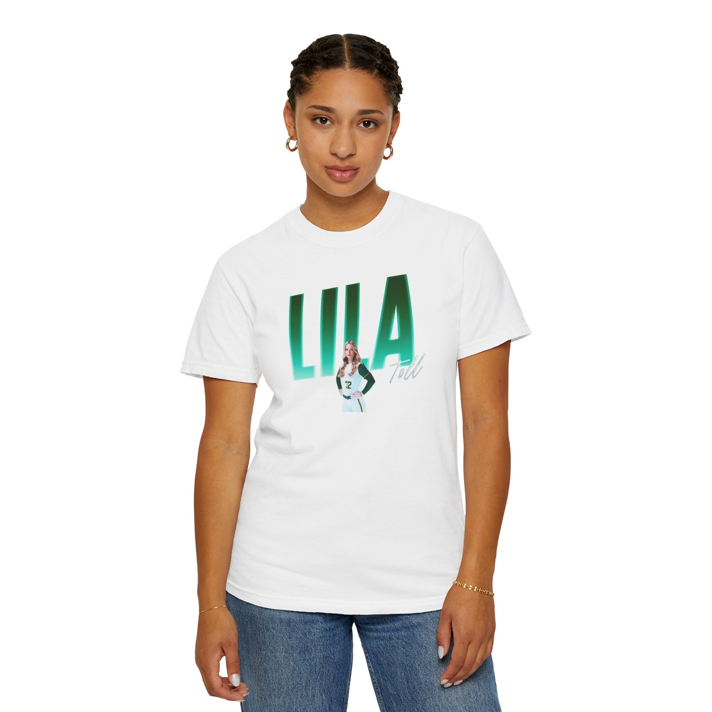 Lila Toll Cursive Combo Colored Premium Tee