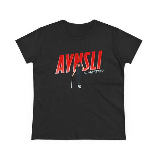 Aynsli Lawson Cursive Combo Colored Women's Tee