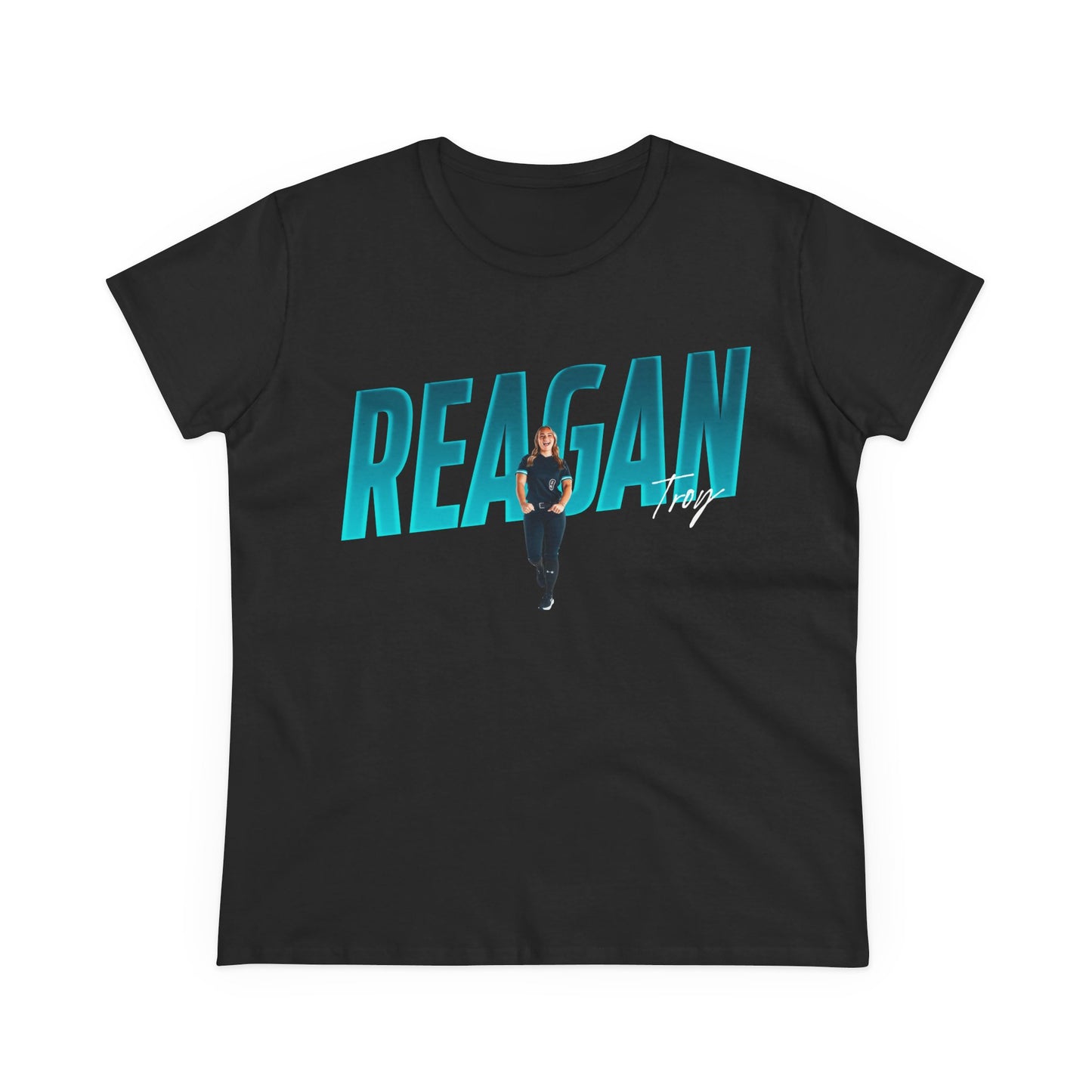 Reagan Troy Cursive Combo Women's Tee